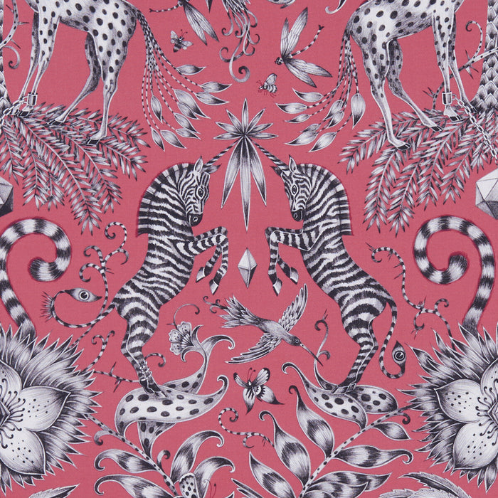 Clarke & Clarke Kruger Magenta Fabric Sample F1111/04.CAC.0