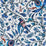 Clarke & Clarke Rousseau Blue Fabric Sample F1113/01.CAC.0