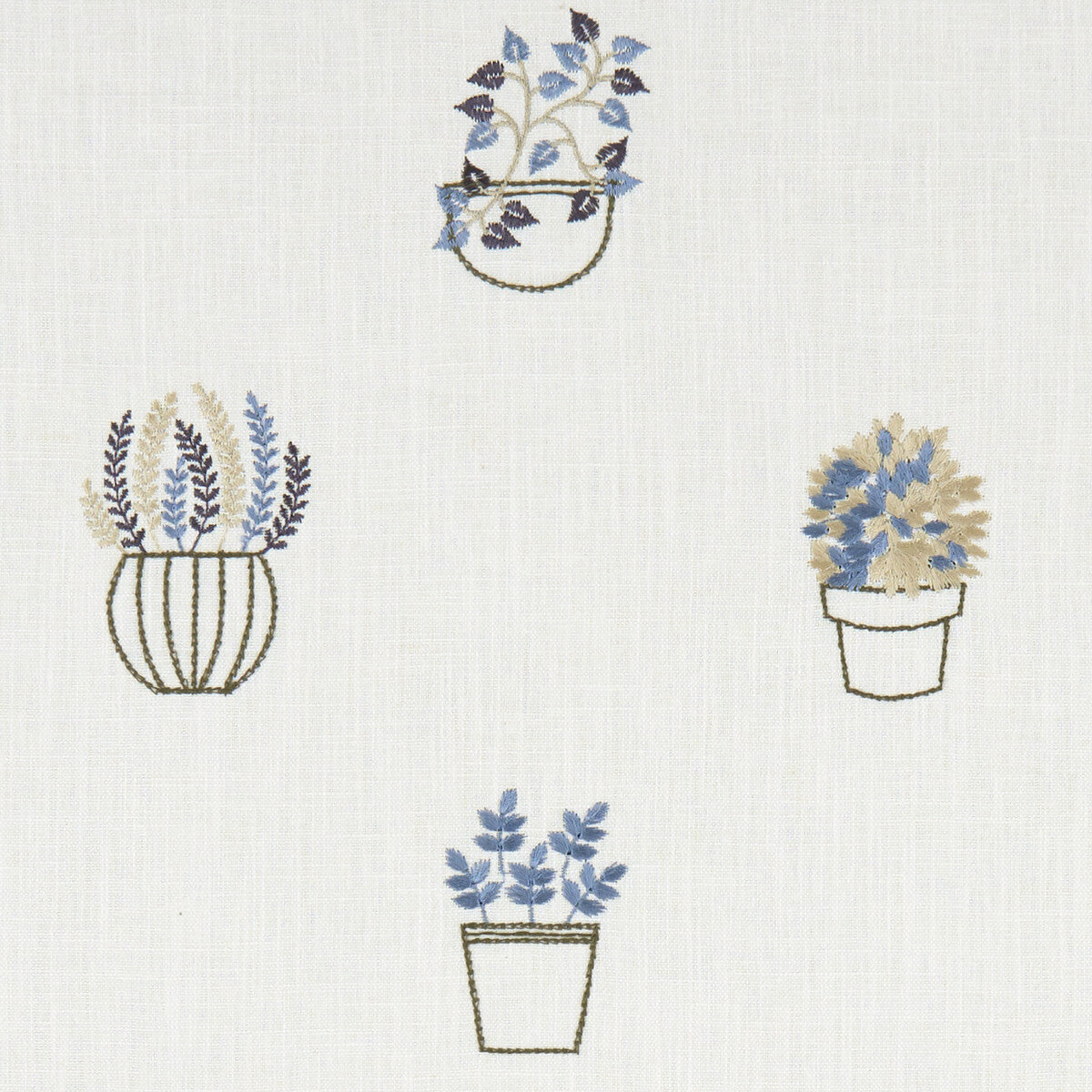 Clarke & Clarke Hidcote Denim Fabric Sample F1123/03.CAC.0