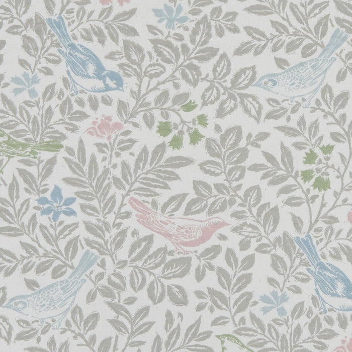 Clarke & Clarke Bird Song Pastel Fabric Sample F1184/02.CAC.0