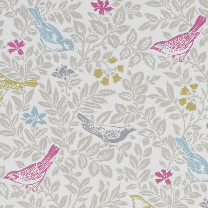 Clarke & Clarke Bird Song Summer Fabric Sample F1184/03.CAC.0