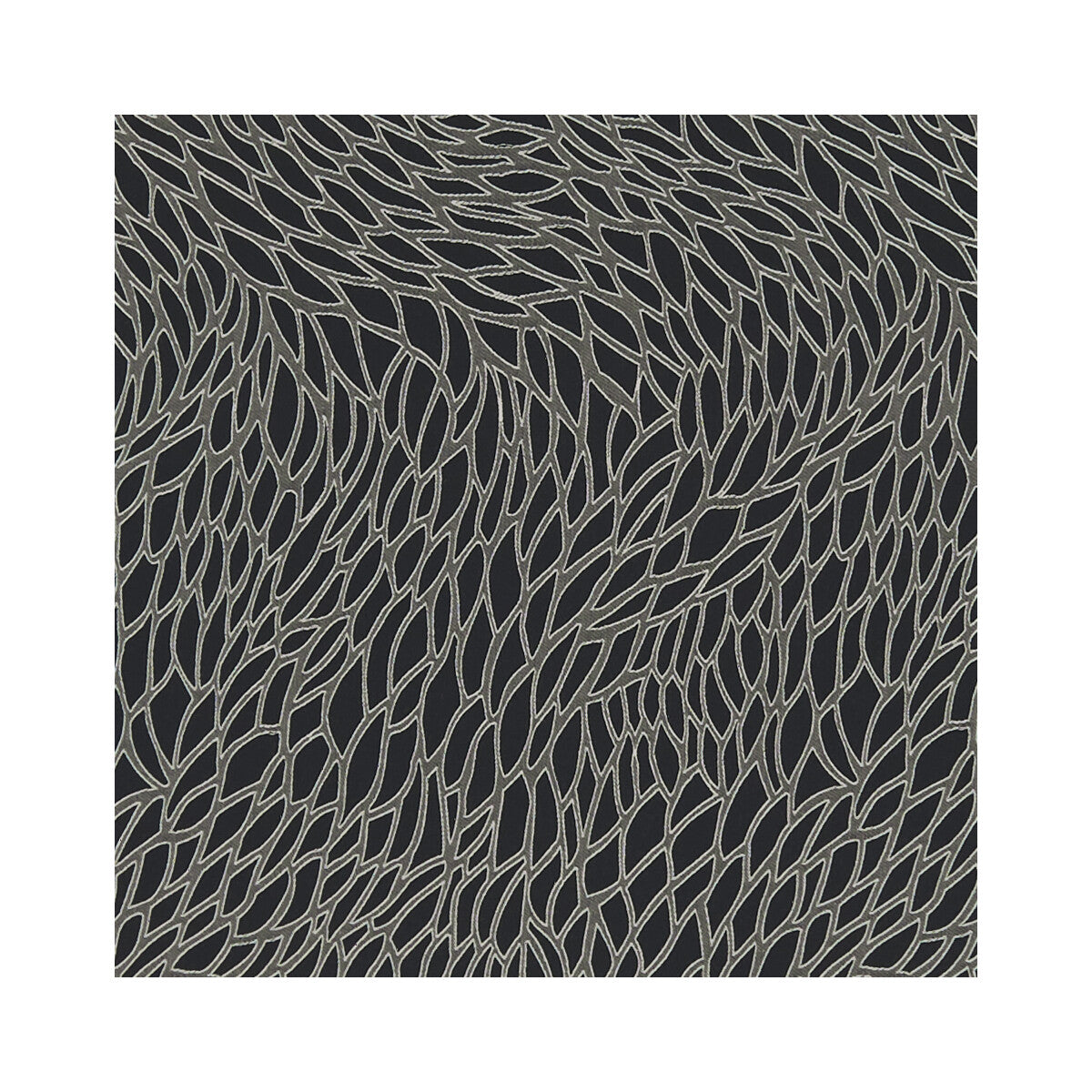 Clarke & Clarke Corallino Nero Fabric Sample F1246/05.CAC.0