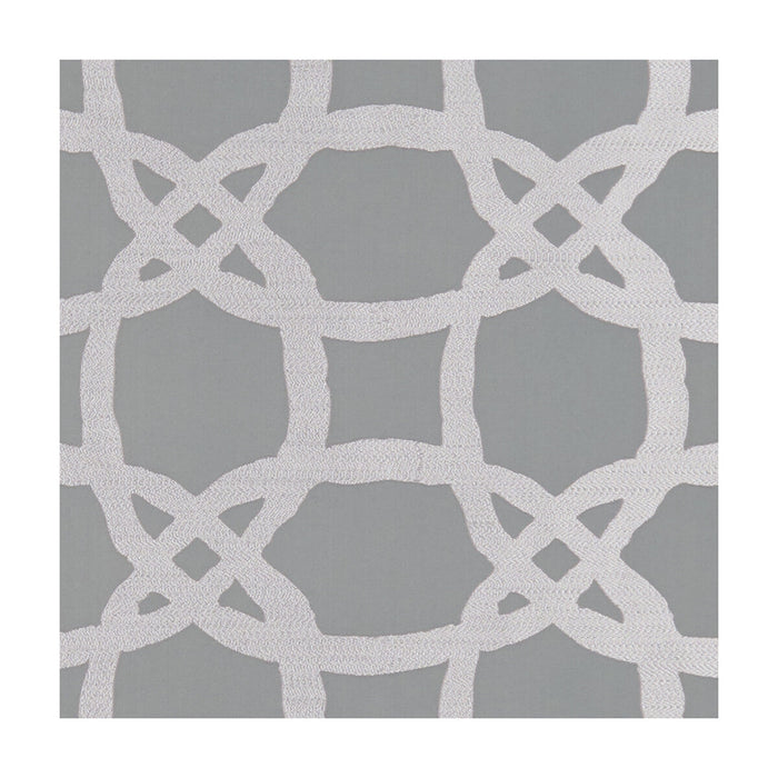 Clarke & Clarke Fascino Pewter Fabric Sample F1247/07.CAC.0