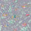 Cole & Son Hummingbirds Silk Purple Fabric F125/1002.CS.0