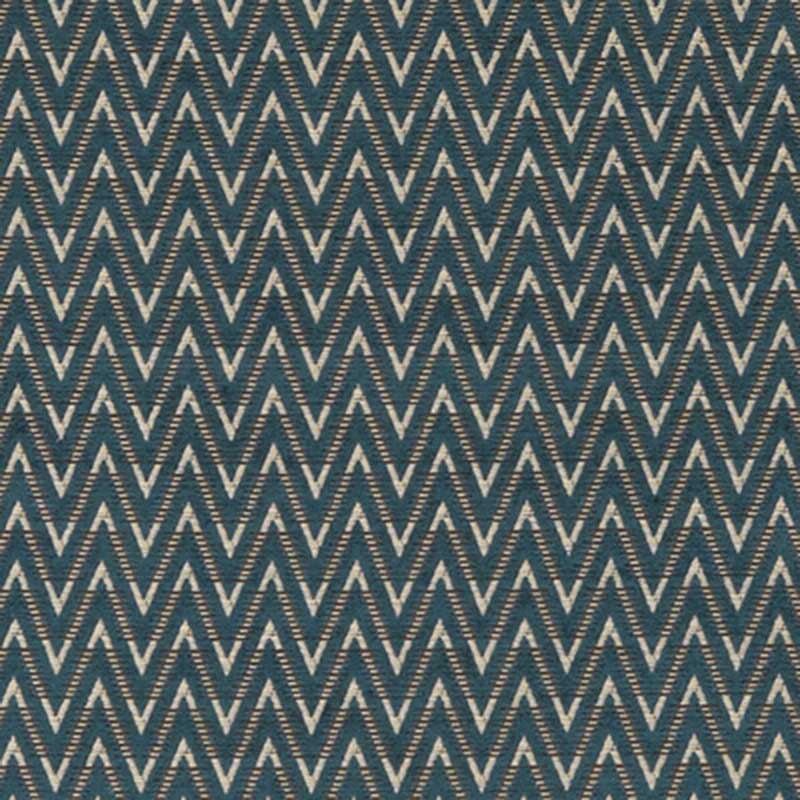 Clarke & Clarke Zion Teal Fabric Sample F1324/07.CAC.0