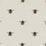 Clarke & Clarke Abeja Ivory Fabric Sample F1325/02.CAC.0