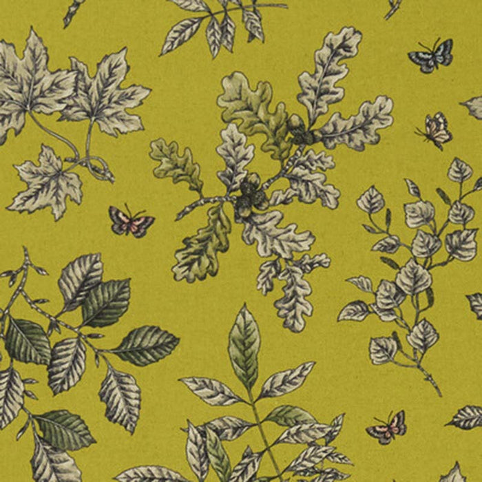 Clarke & Clarke Hortus Chartreuse Fabric Sample F1329/03.CAC.0