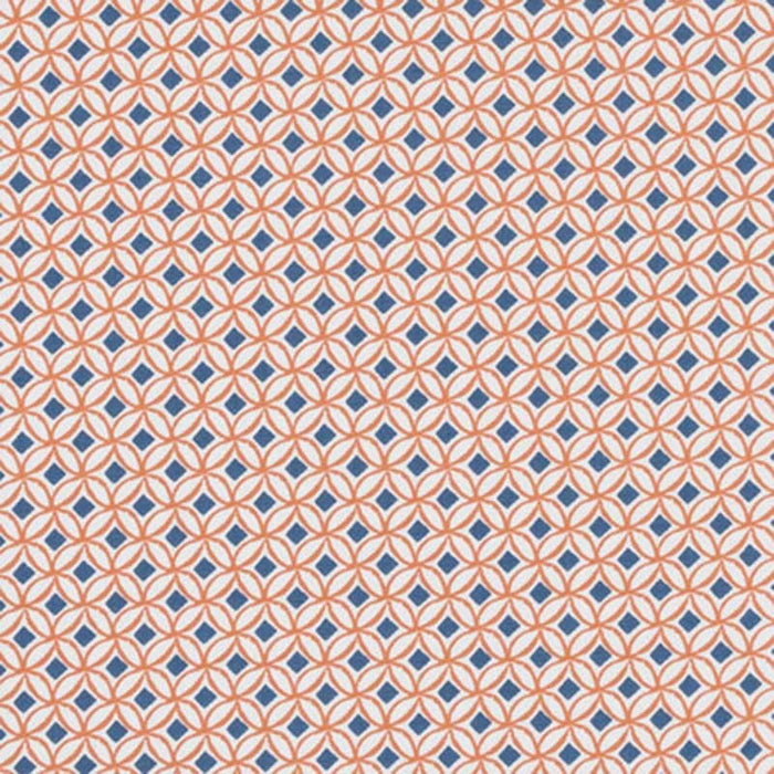 Clarke & Clarke Ortis Denim/Spice Fabric Sample F1377/02.CAC.0