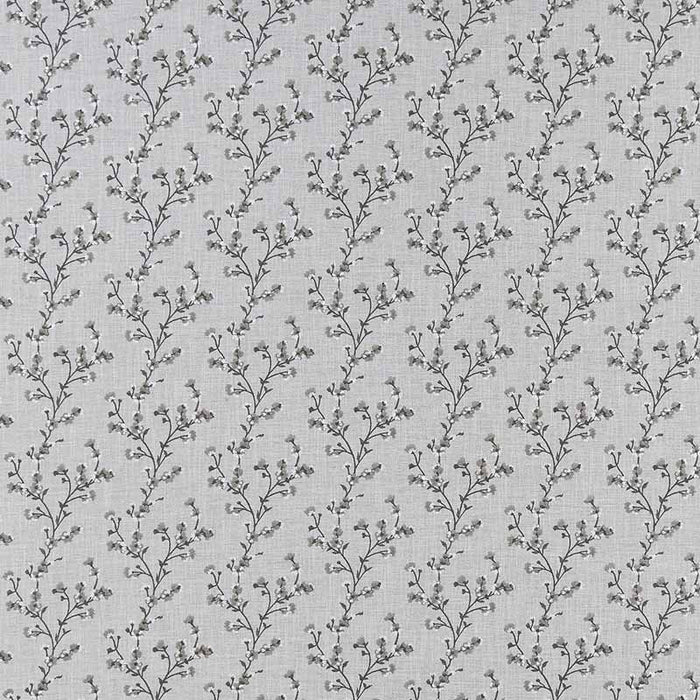Clarke & Clarke Blossom Charcoal Fabric Sample F1439/01.CAC.0