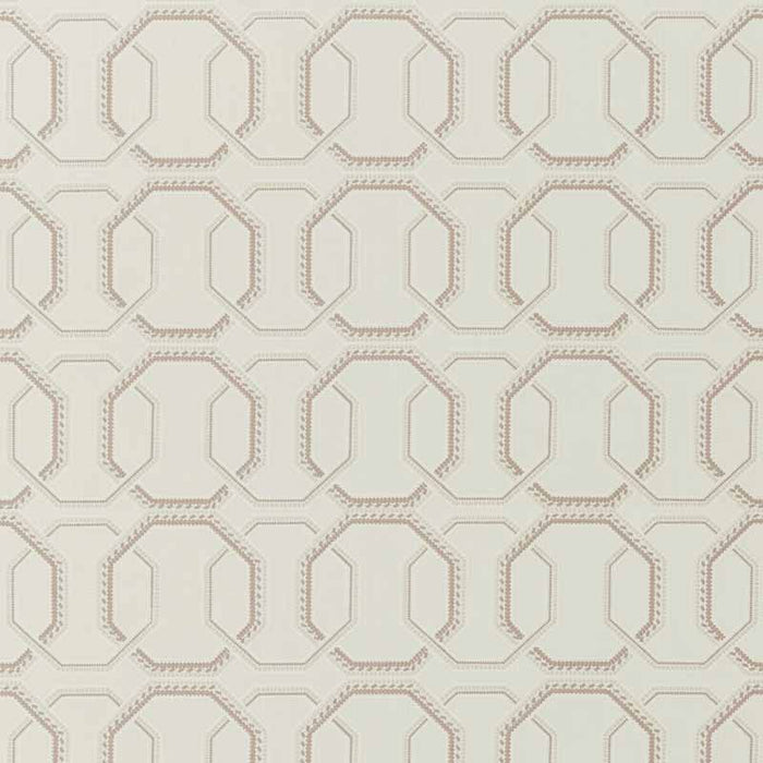 Clarke & Clarke Repeat Ivory Fabric Sample F1451/02.CAC.0