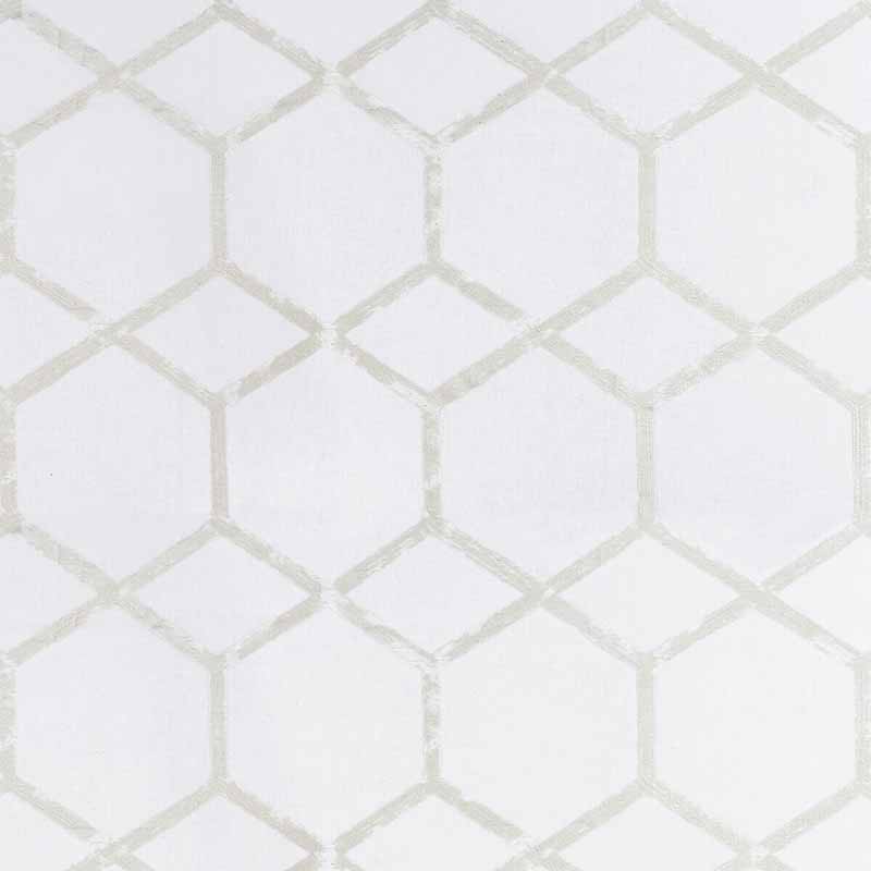 Clarke & Clarke Forma Ivory/Silver Fabric Sample F1469/04.CAC.0