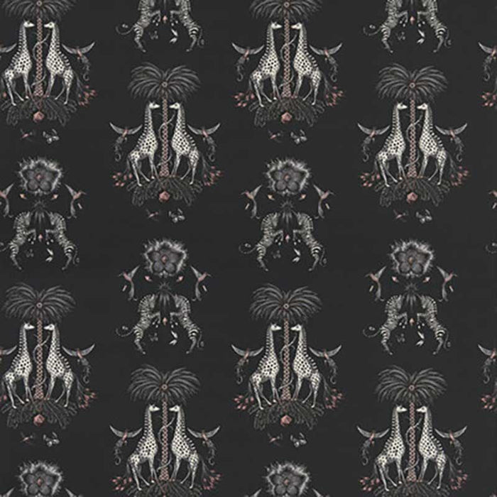 Clarke & Clarke Creatura Linen Charcoal Fabric Sample F1490/01.CAC.0