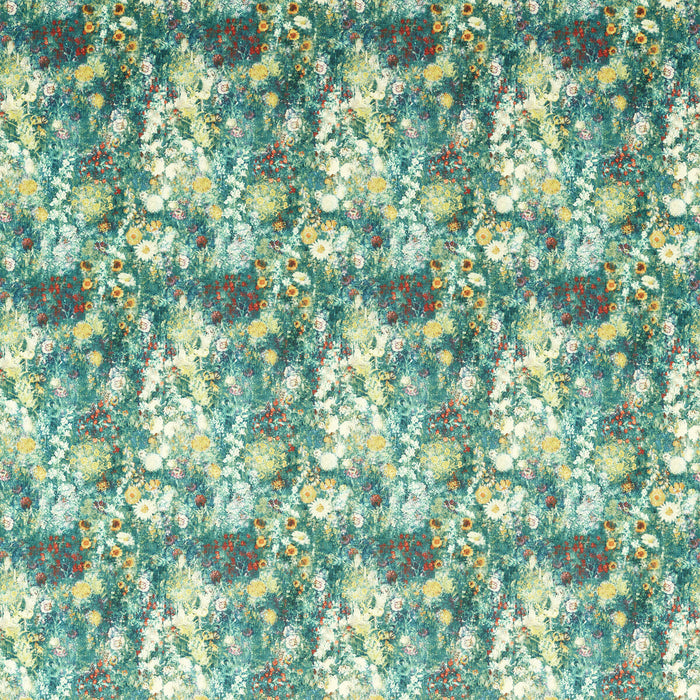 Clarke & Clarke Rosedene Forest Fabric Sample F1539/03.CAC.0