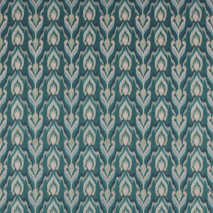 Clarke & Clarke Velluto Teal Fabric Sample F1549/04.CAC.0