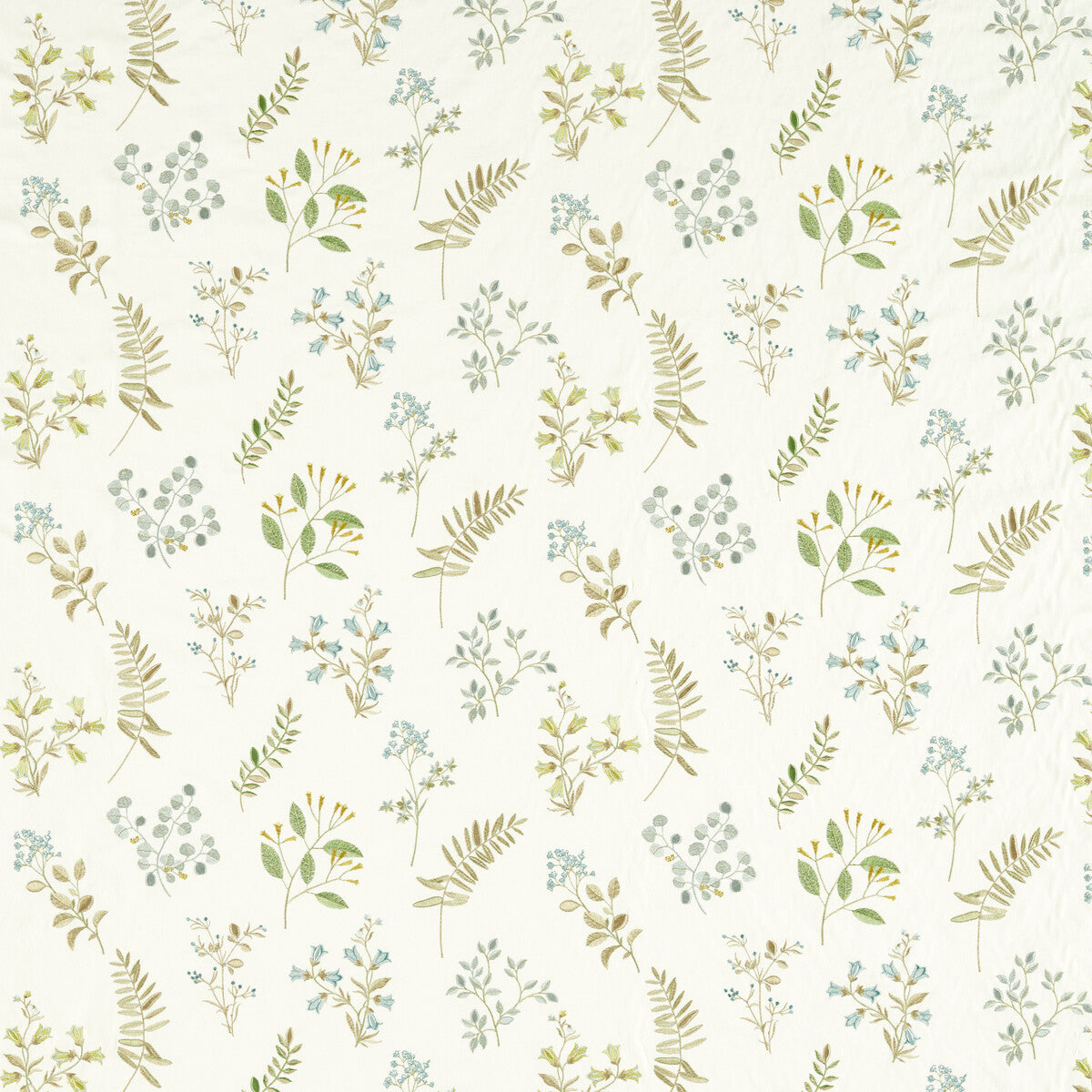 Clarke & Clarke Brigitte Apple/Mineral Fabric Sample F1554/01.CAC.0