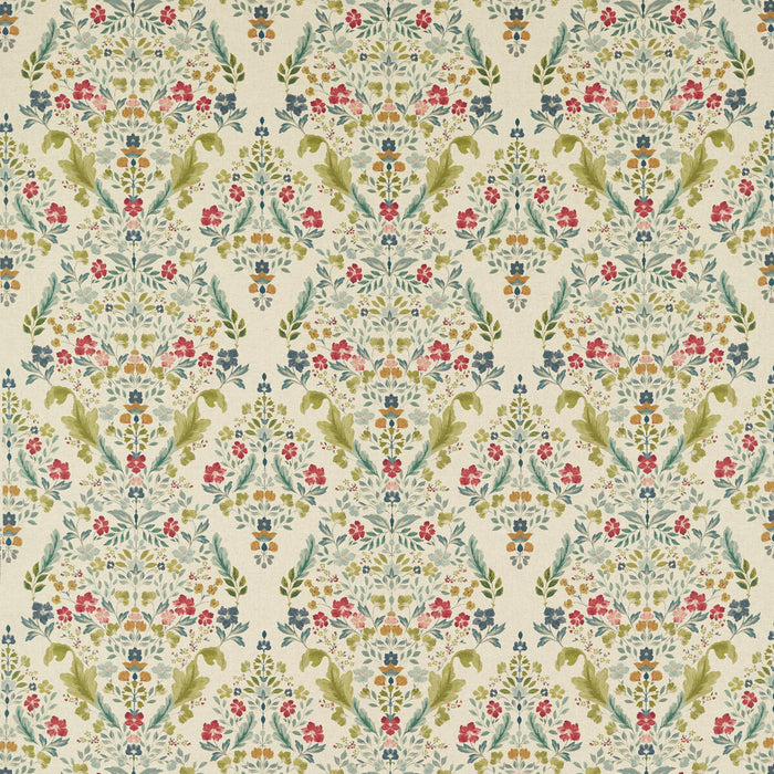 Clarke & Clarke Gawthorpe Forest/Linen Fabric F1558/02.CAC.0