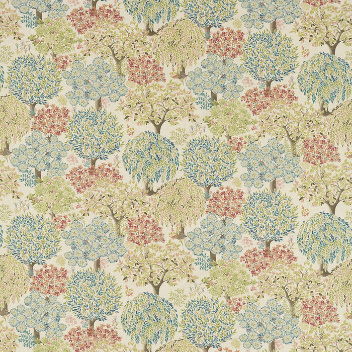 Clarke & Clarke Tatton Spice/Linen Fabric Sample F1562/05.CAC.0