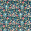 Clarke & Clarke Wild Meadow Midnight Velvet Fabric Sample F1575/02.CAC.0