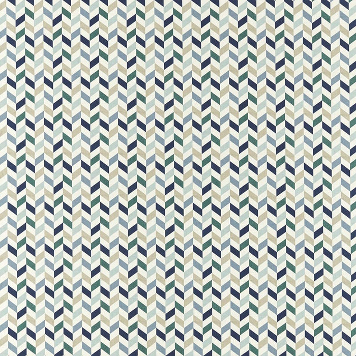 Clarke & Clarke Phoenix Mineral/Navy Fabric F1639/01.CAC.0