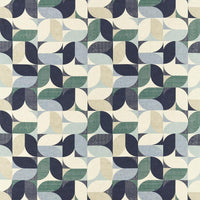 Clarke & Clarke Reno Mineral/Navy Fabric F1640/01.CAC.0