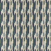Clarke & Clarke Seattle Mineral/Navy Fabric F1641/01.CAC.0