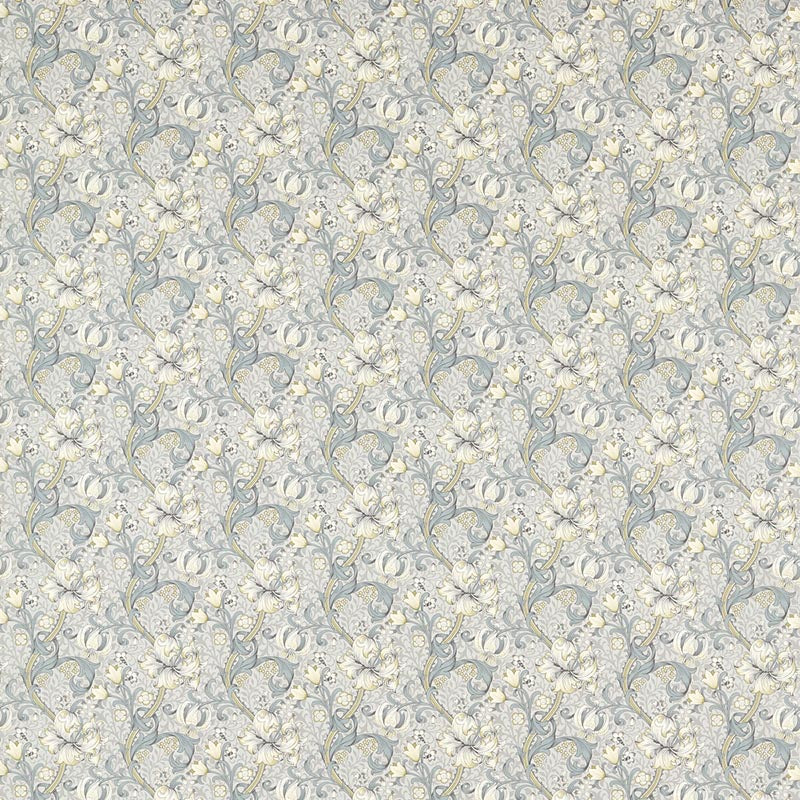 Clarke & Clarke Golden Lily Slate/Dove Fabric Sample F1677/02.CAC.0