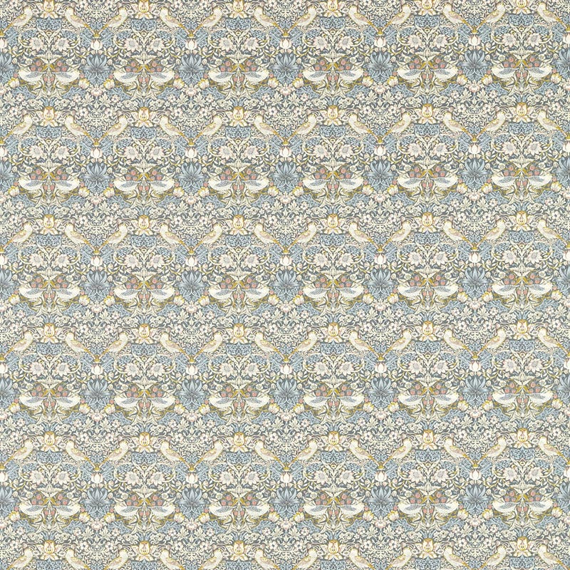 Clarke & Clarke Strawberry Thief Slate Fabric F1678/02.CAC.0