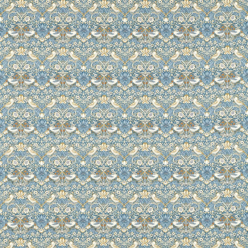 Clarke & Clarke Strawberry Thief Denim Fabric F1678/06.CAC.0