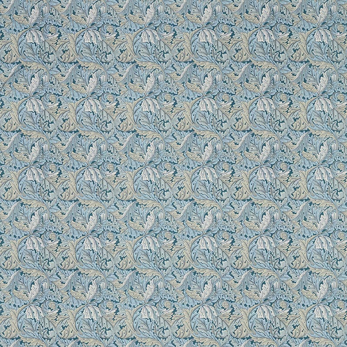 Clarke & Clarke Acanthus Denim Fabric Sample F1681/01.CAC.0