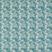 Clarke & Clarke Acanthus Teal Fabric F1681/04.CAC.0
