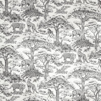 Clarke & Clarke Kisumu Noir Fabric F1710/03.CAC.0