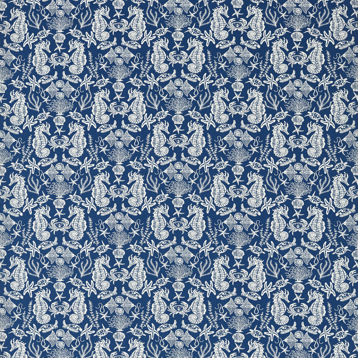 Clarke & Clarke Aquarium Navy Fabric F1725/03.CAC.0