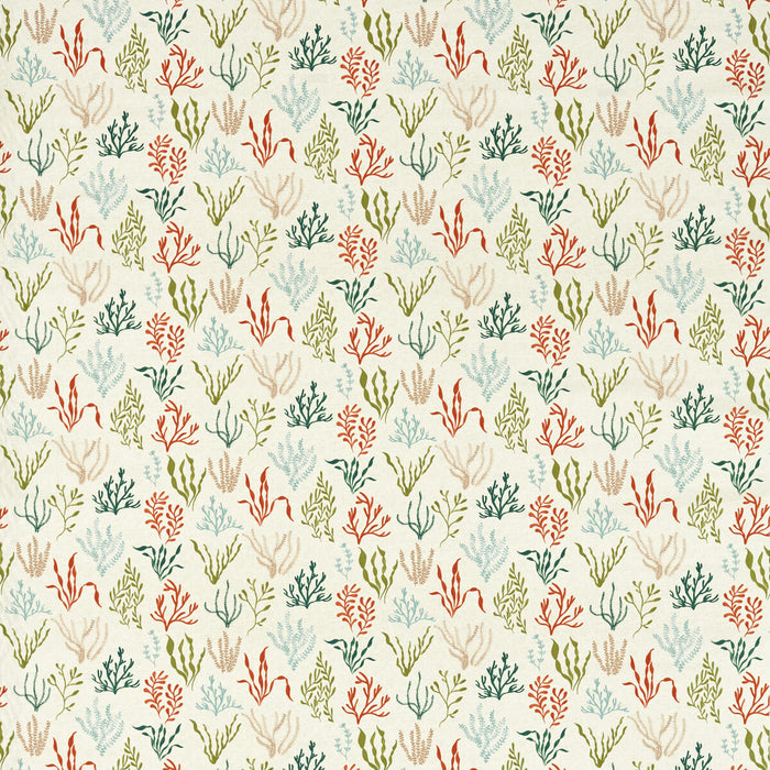 Clarke & Clarke Portside Coral/Mineral Fabric Sample F1727/01.CAC.0