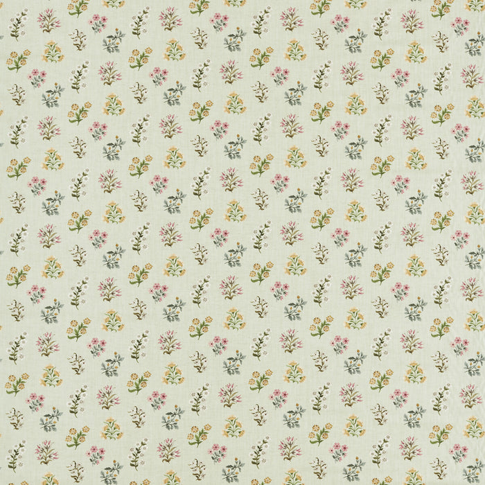 Clarke & Clarke Leiden Blush Sage Fabric F1736/02.CAC.0