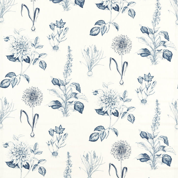 Clarke & Clarke Roseraie Midnight Fabric Sample F1738/04.CAC.0