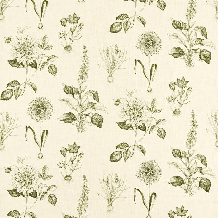 Clarke & Clarke Roseraie Sage Fabric Sample F1738/05.CAC.0