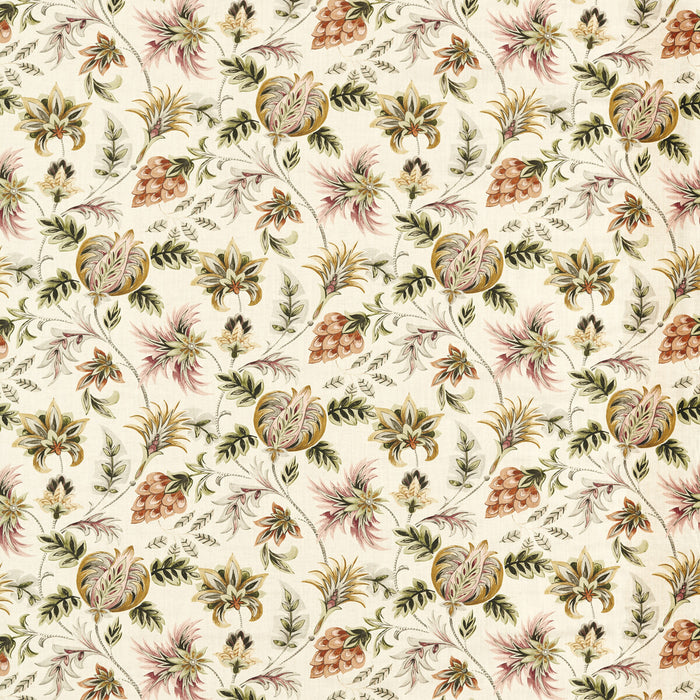 Clarke & Clarke Sizergh Blush Sage Fabric F1739/01.CAC.0
