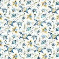 Clarke & Clarke Sizergh Cobalt Fabric F1739/02.CAC.0
