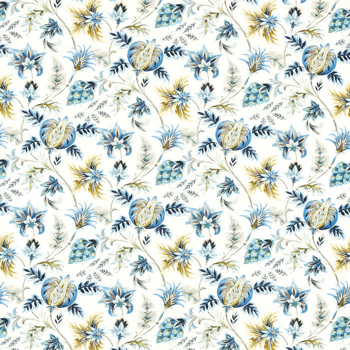 Clarke & Clarke Sizergh Cobalt Fabric F1739/02.CAC.0