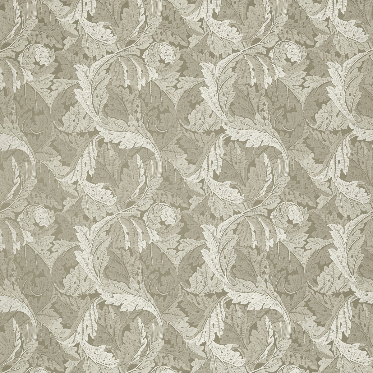 Clarke & Clarke Acanthus Jacquard Natural Fabric Sample F1740/04.CAC.0