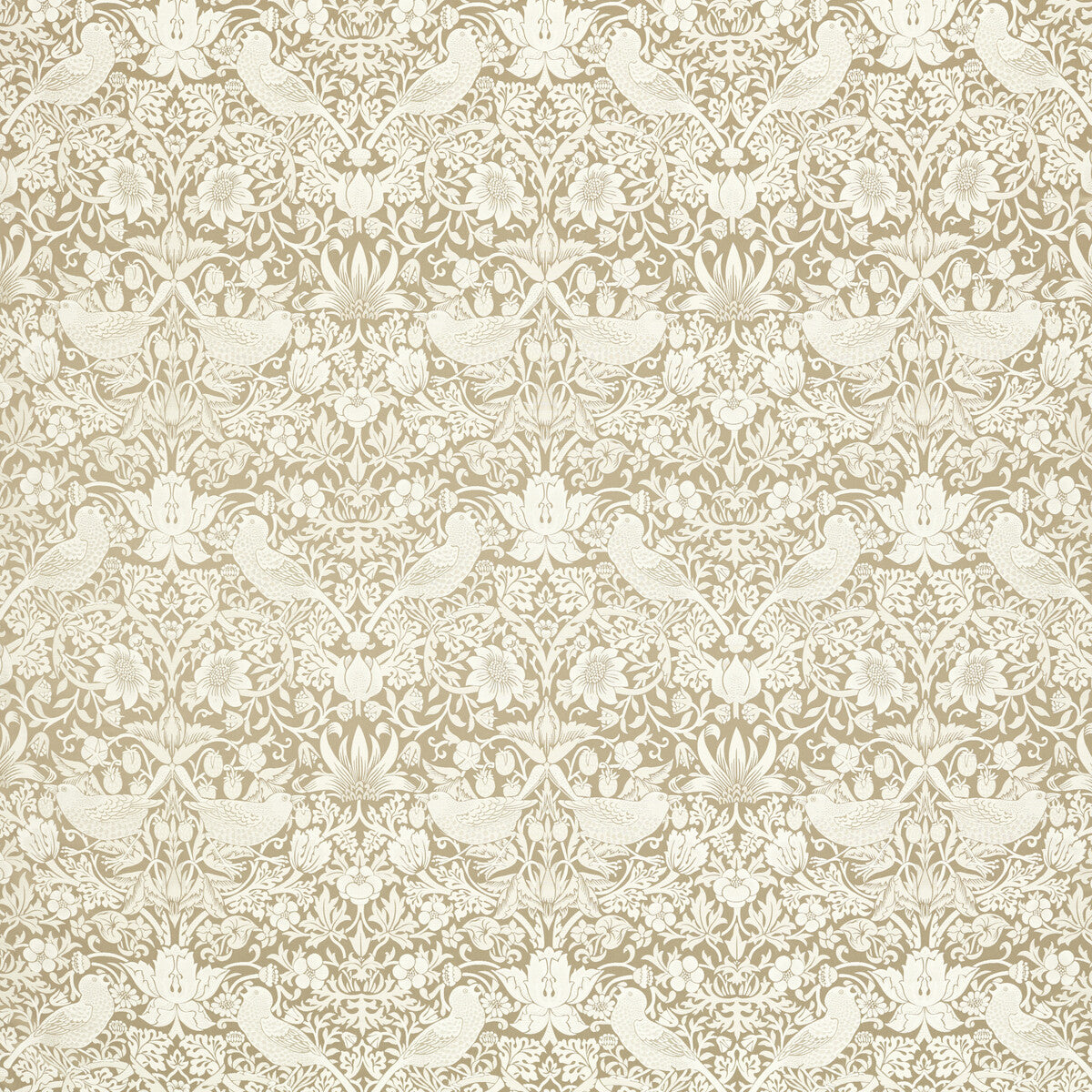 Clarke & Clarke Strawberry Thief Jacquard Linen Fabric Sample F1746/03.CAC.0