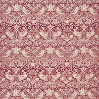 Clarke & Clarke Strawberry Thief Jacquard Plum Fabric F1746/05.CAC.0