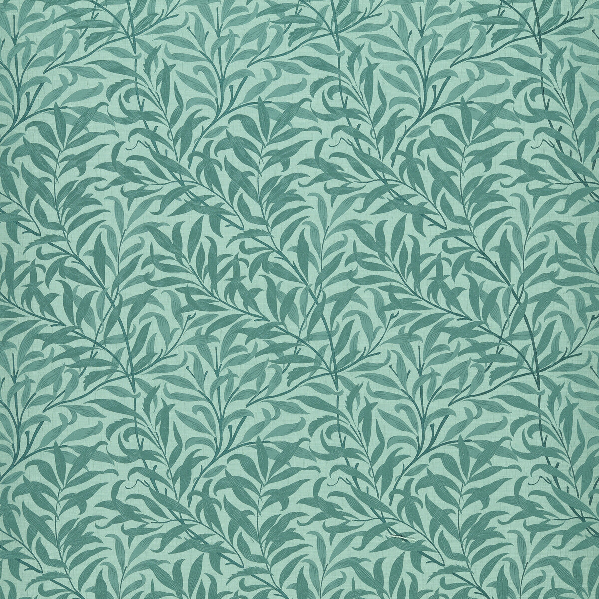 Clarke & Clarke Willow Boughs Jacquard Teal Fabric F1747/05.CAC.0