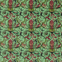 Clarke & Clarke Bosque Dreams Velvet Aquamarine Fabric F1749/01.CAC.0