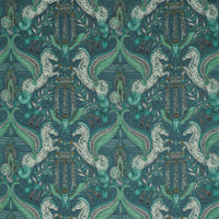 Clarke & Clarke Odyssey Mythos Jacquard Olive Fabric F1754/01.CAC.0