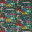Clarke & Clarke Paradise Lost Velvet Teal Fabric F1757/01.CAC.0