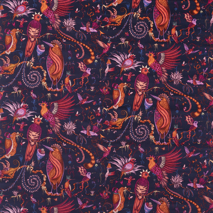 Clarke & Clarke Quetzal Velvet Violet Fabric Sample F1759/03.CAC.0