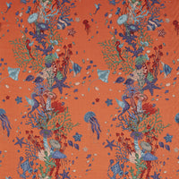 Clarke & Clarke Seaforest Jacquard Peach Fabric F1761/02.CAC.0