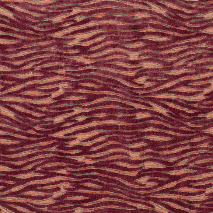 Clarke & Clarke Wildstripe Coral Fabric F1762/02.CAC.0