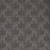 Clarke & Clarke Gormley Jacquard Noir Fabric F1766/03.CAC.0